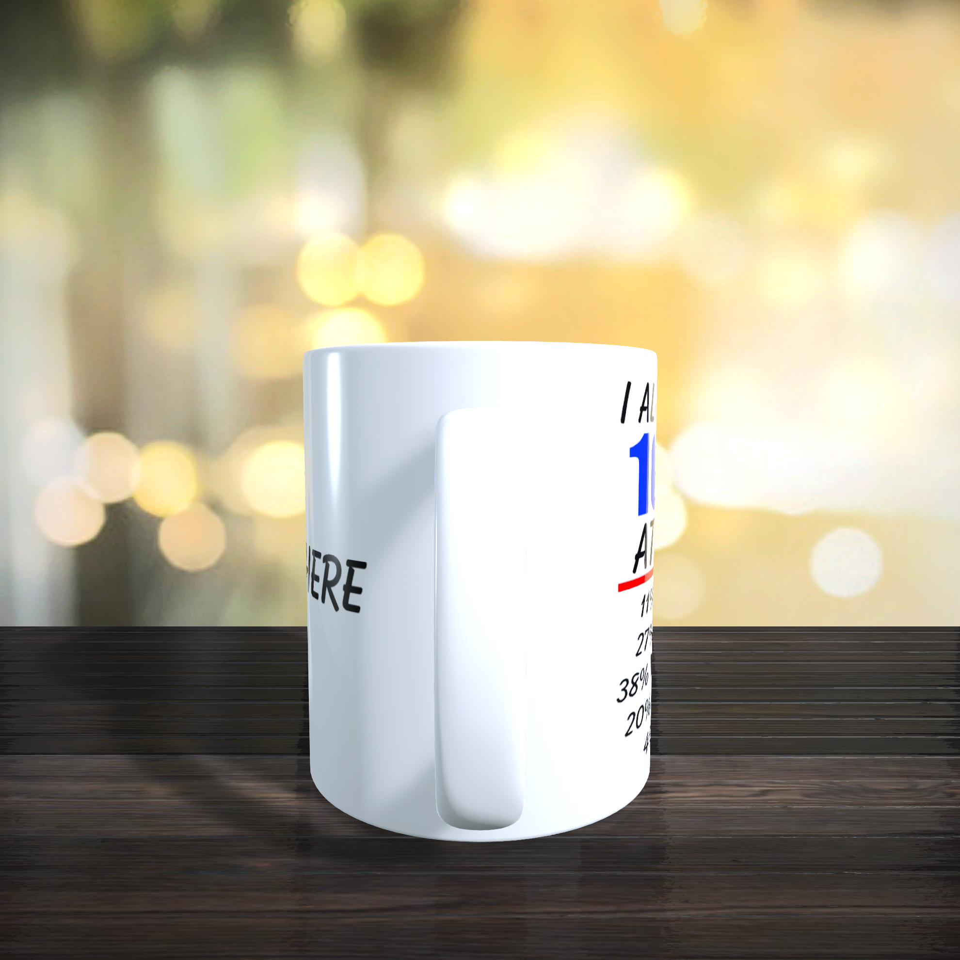 I Always Give 100% At Work Mug
