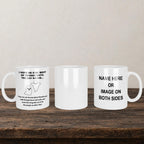 I Hope We Stay Best Friends Mug back view - white ceramic printed mug by Perrys Prints