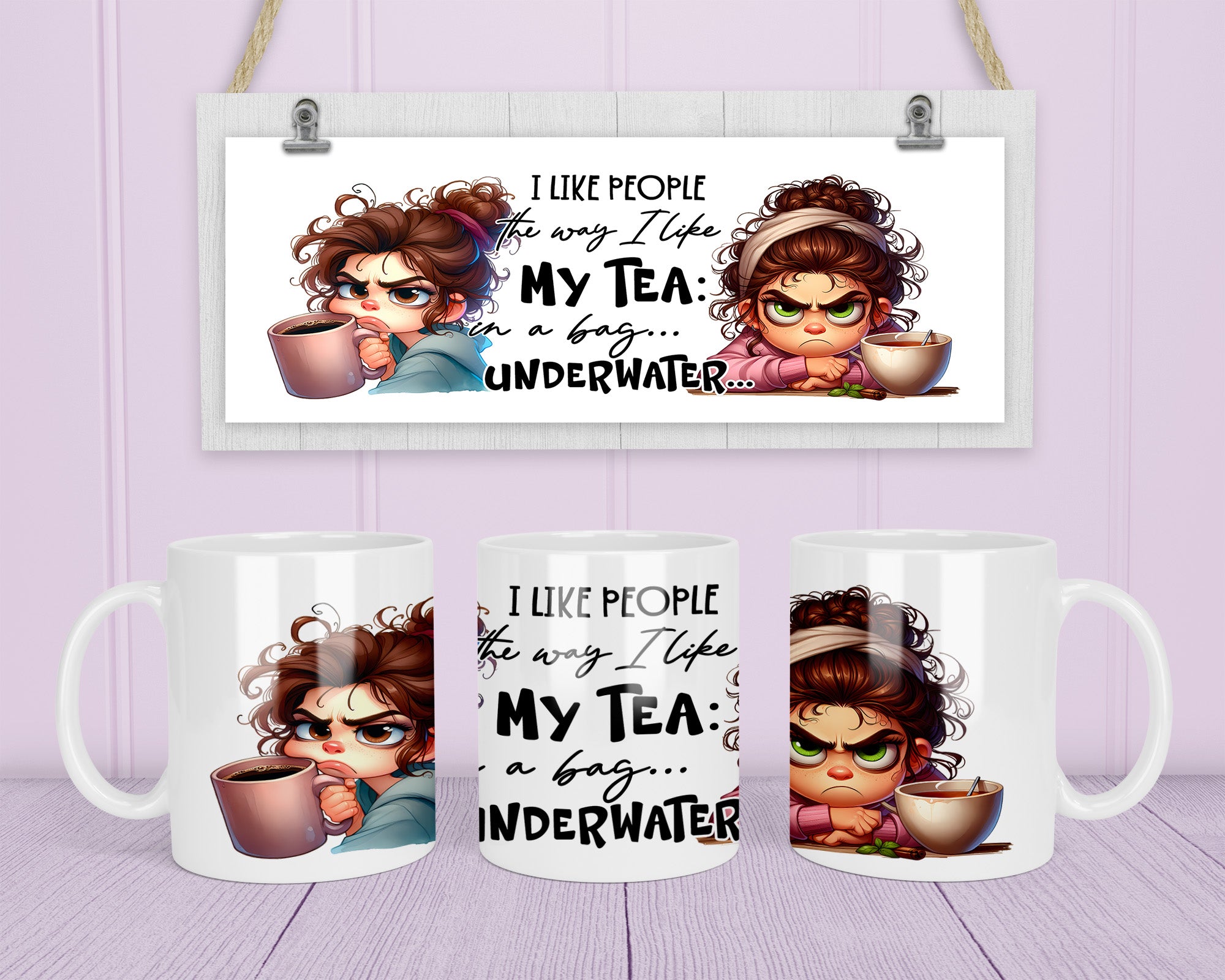 I Like People The Way I Like My Tea Mug