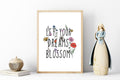 Let Your Dreams Blossom Wall Art Print