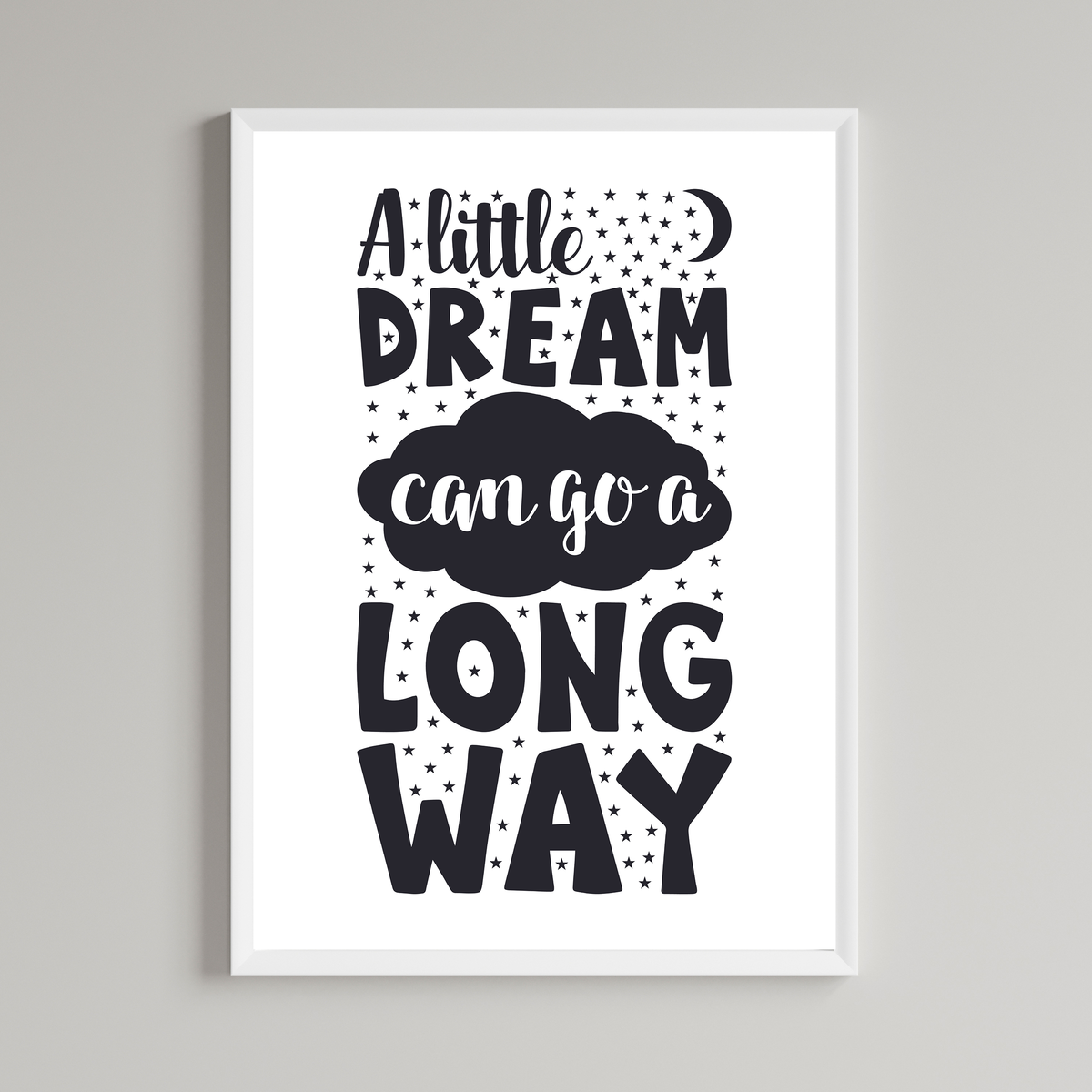 A Little Dream Can Go A Long Way Print