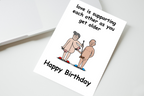Love Is Supporting Each Other As You Get Older Personalised Birthday Card
