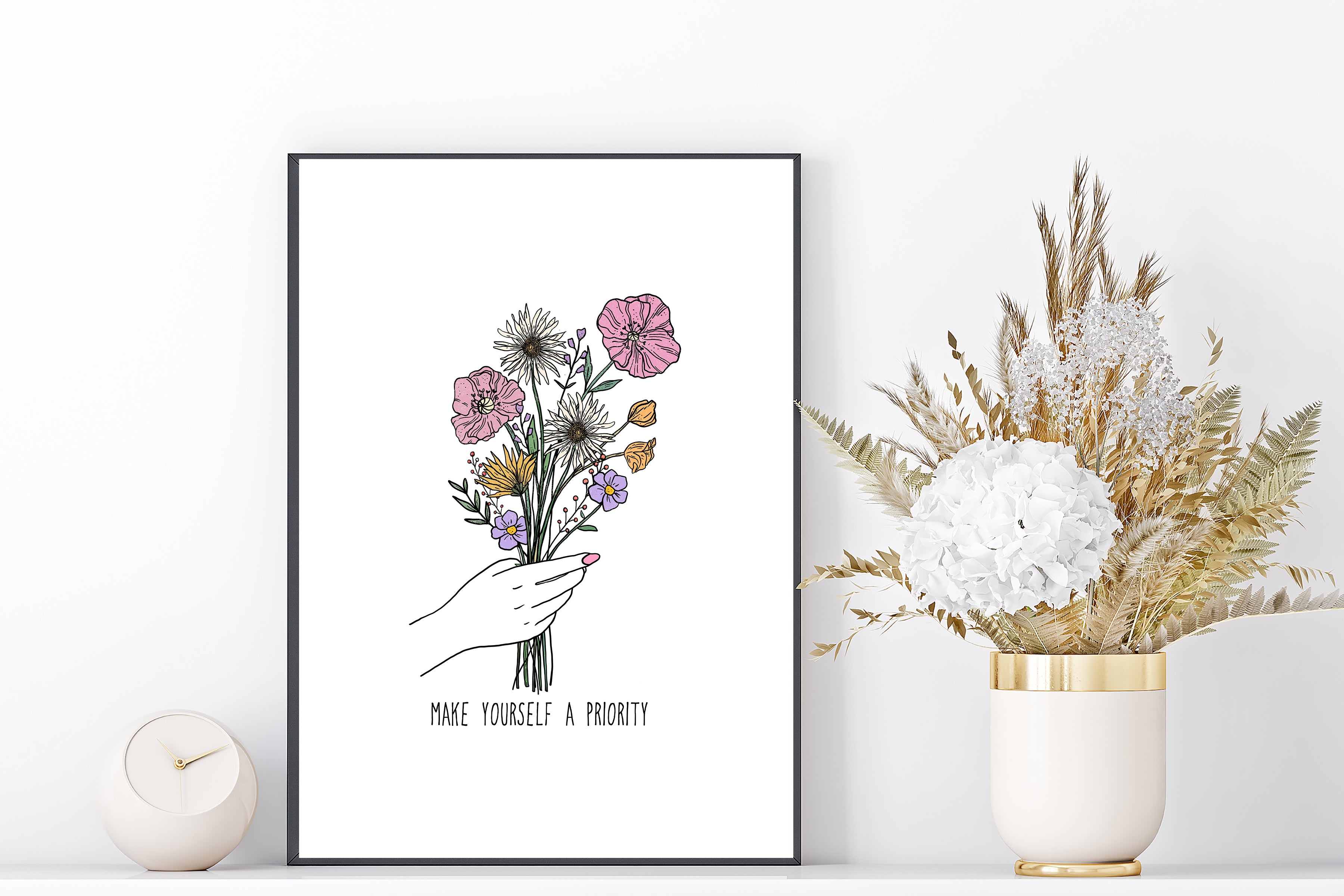 Make Yourself A Priority Wall Art Print