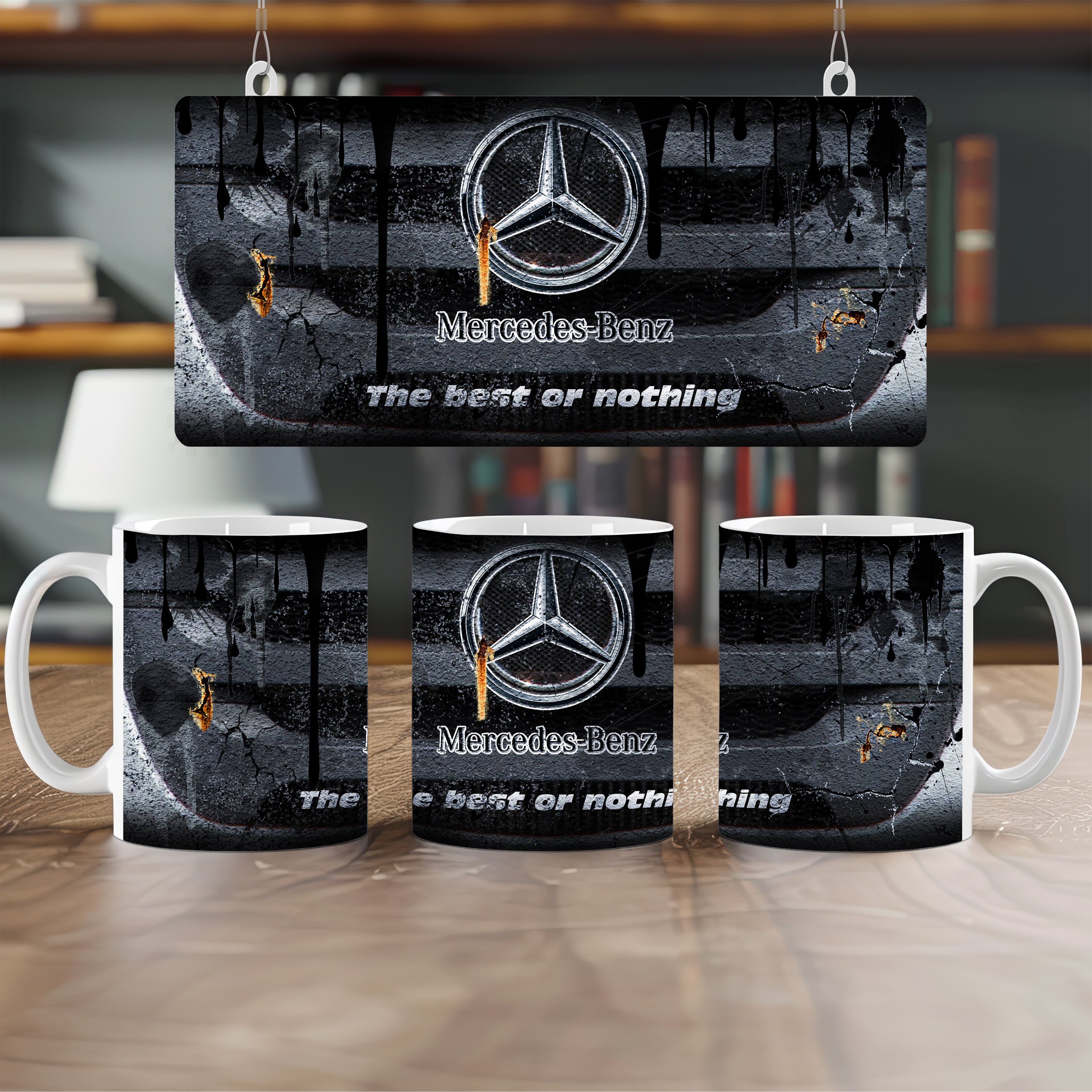 Mercedes Black Mug