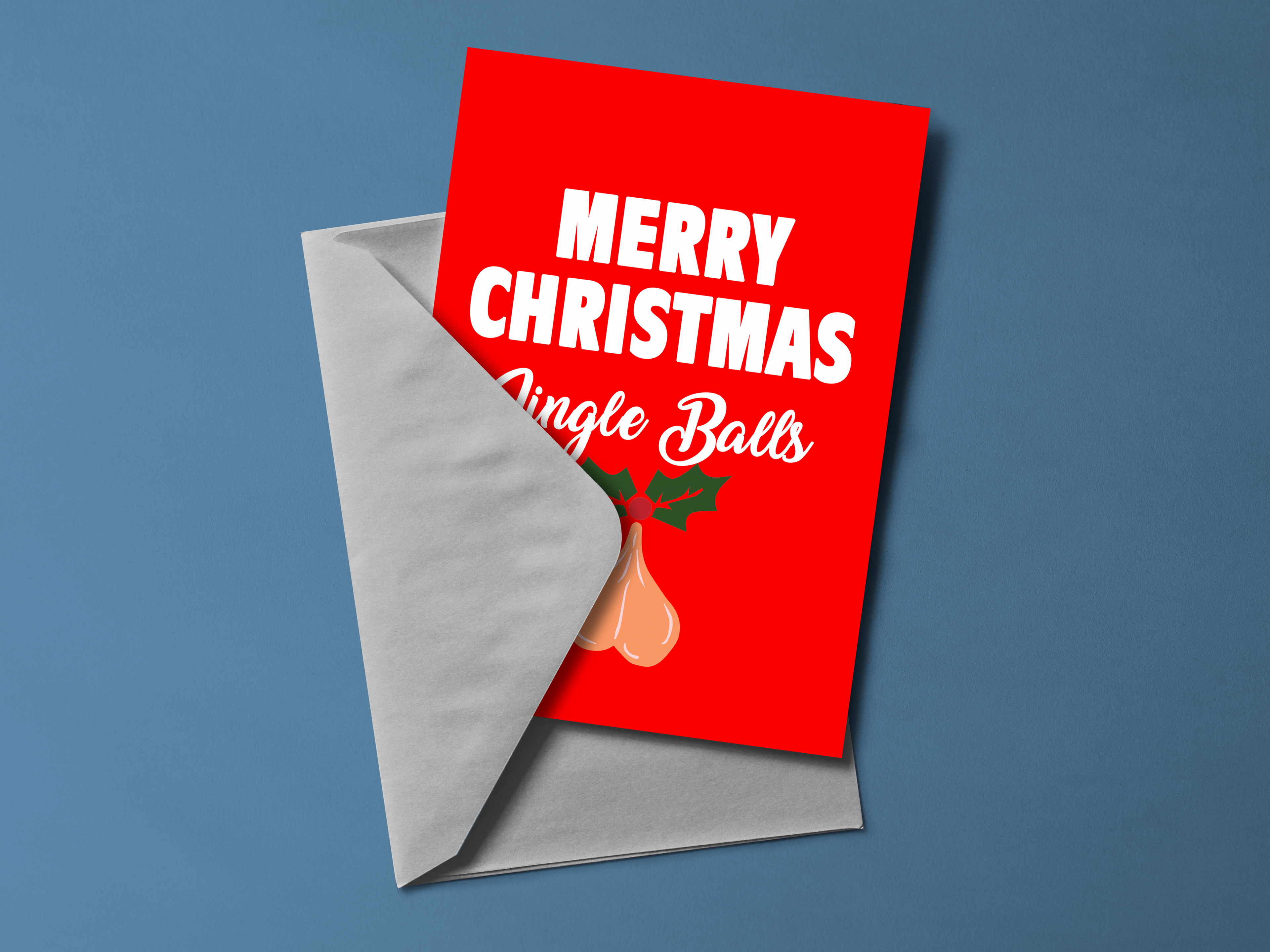 Merry Christmas Jingle Balls Funny Card