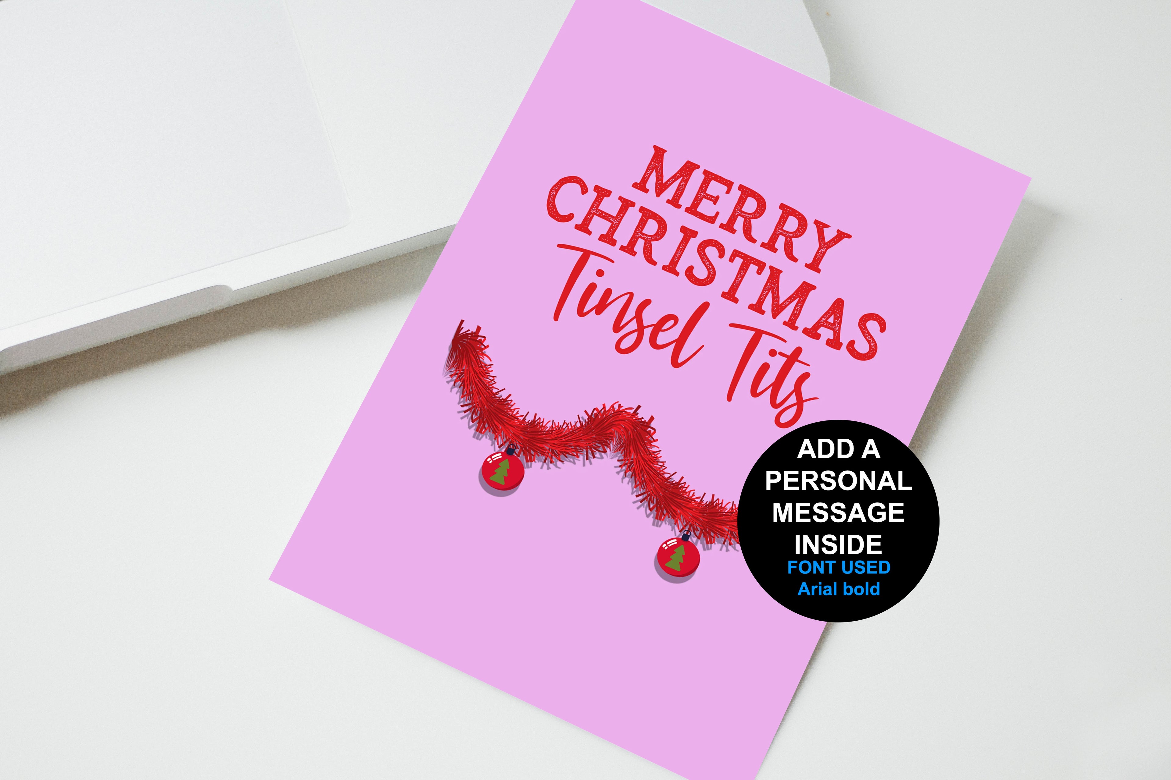 Merry Christmas Tinsel Tits