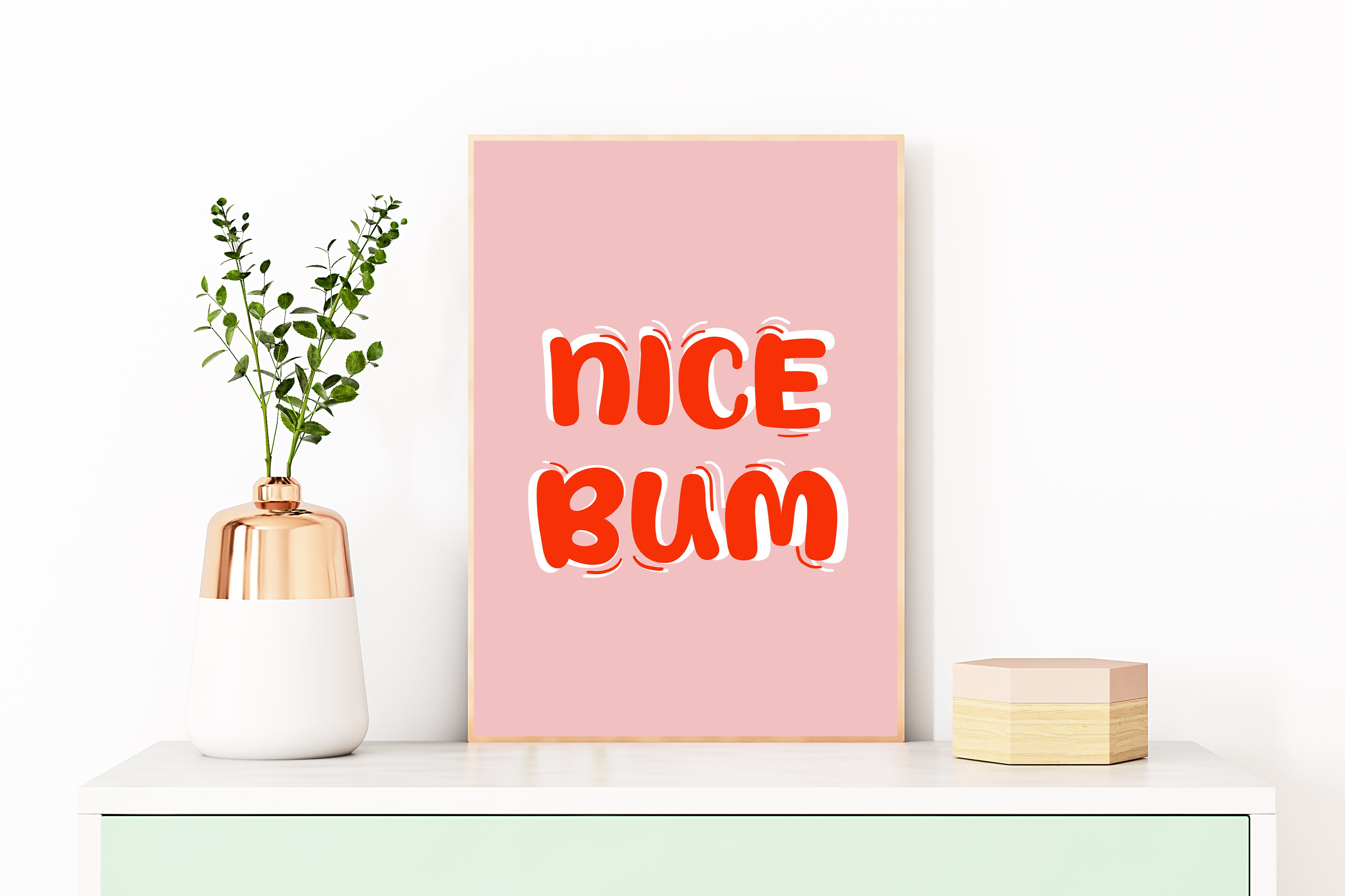 Nice Bum Print
