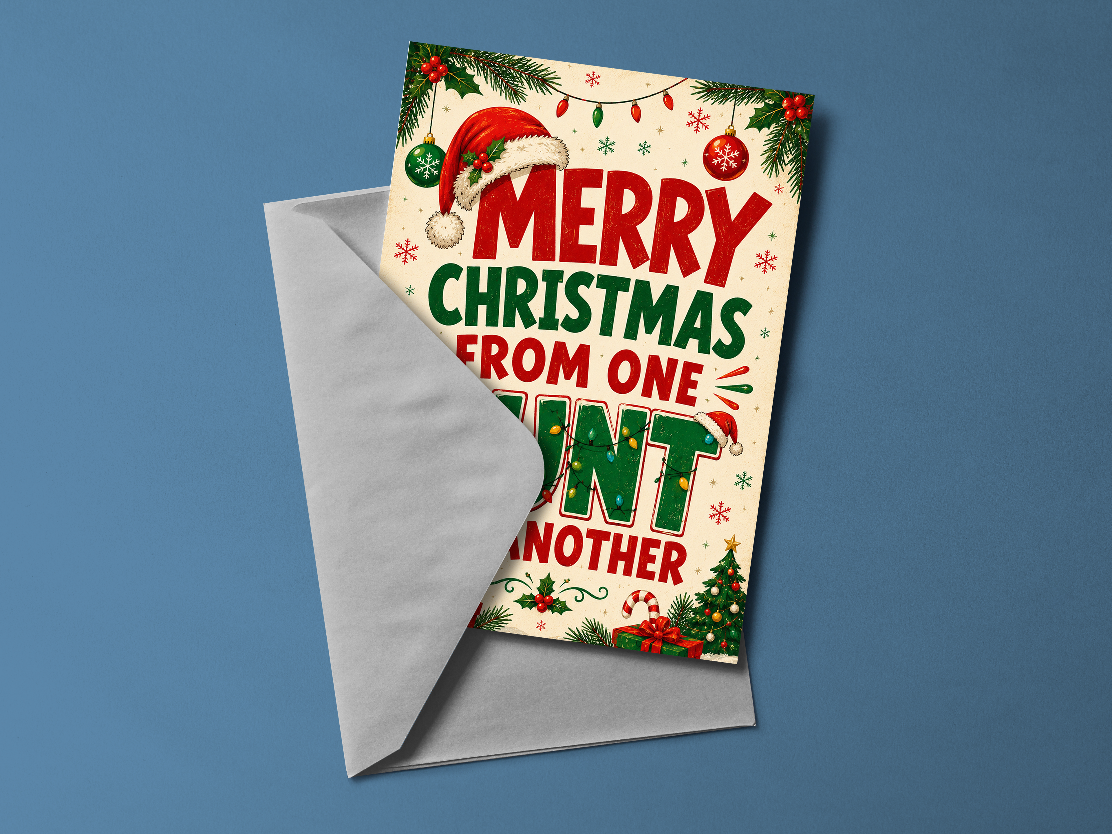 Merry Christmas From One Cunt To Another Card