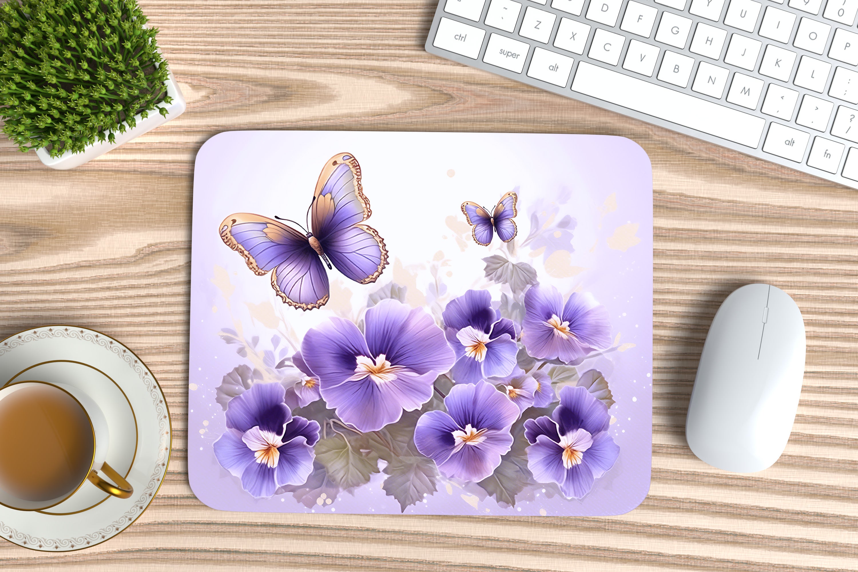 pansy Mousemat
