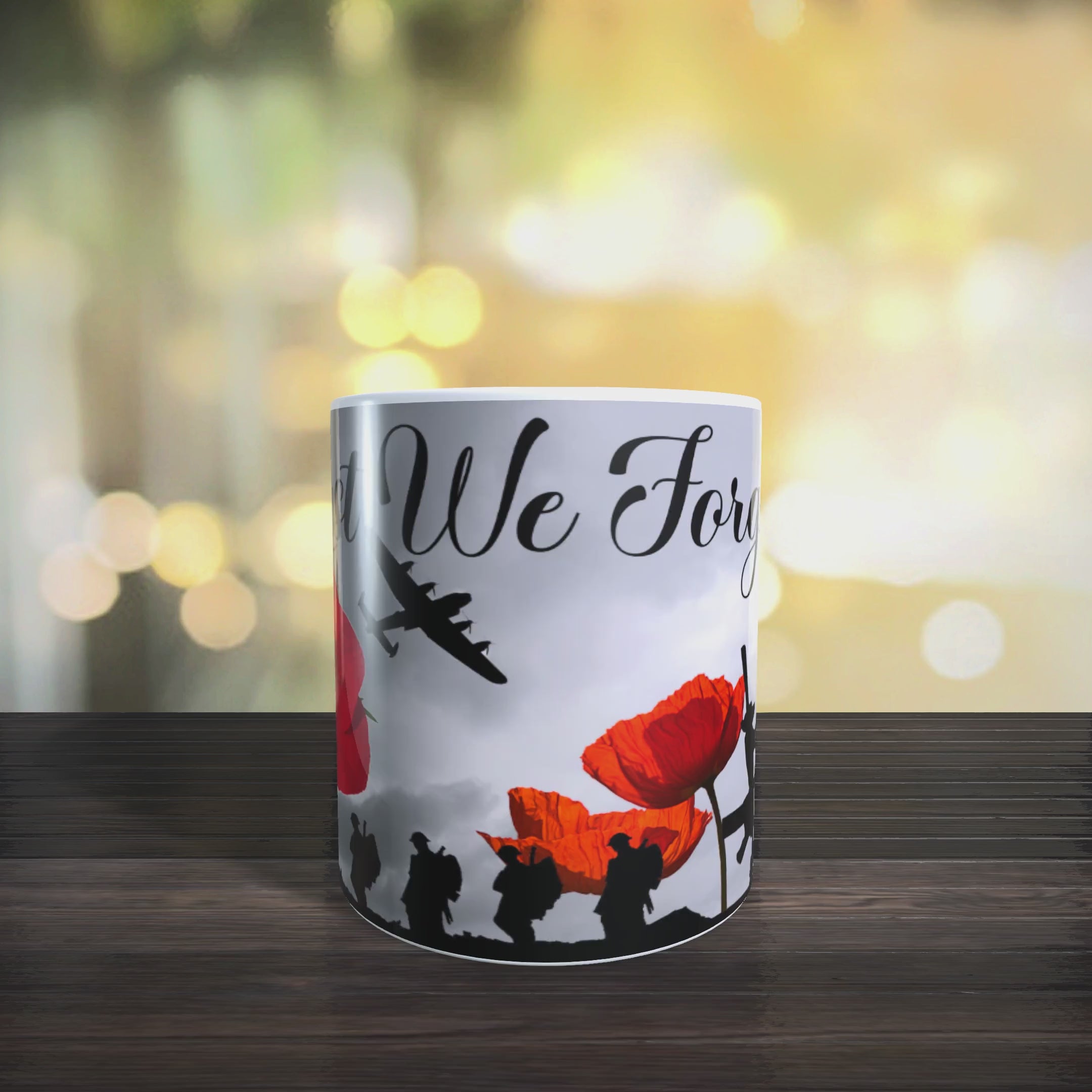 Lest We Forget 10/11oz Mug Template Download