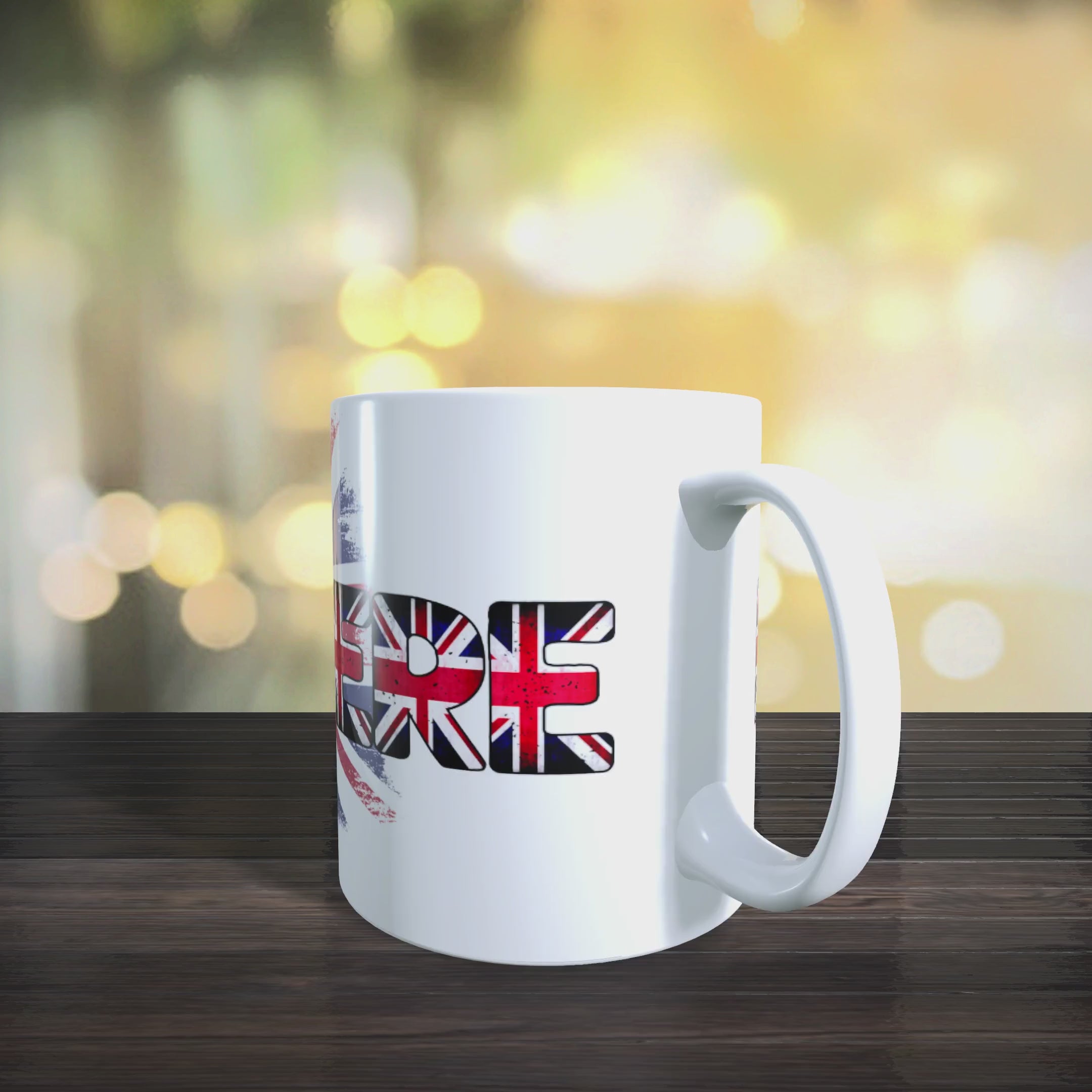 England Personalised Name Flag Mug