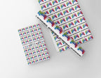 Playstation Controller Personalised Wrapping Paper front view - printed product by Perrys Prints