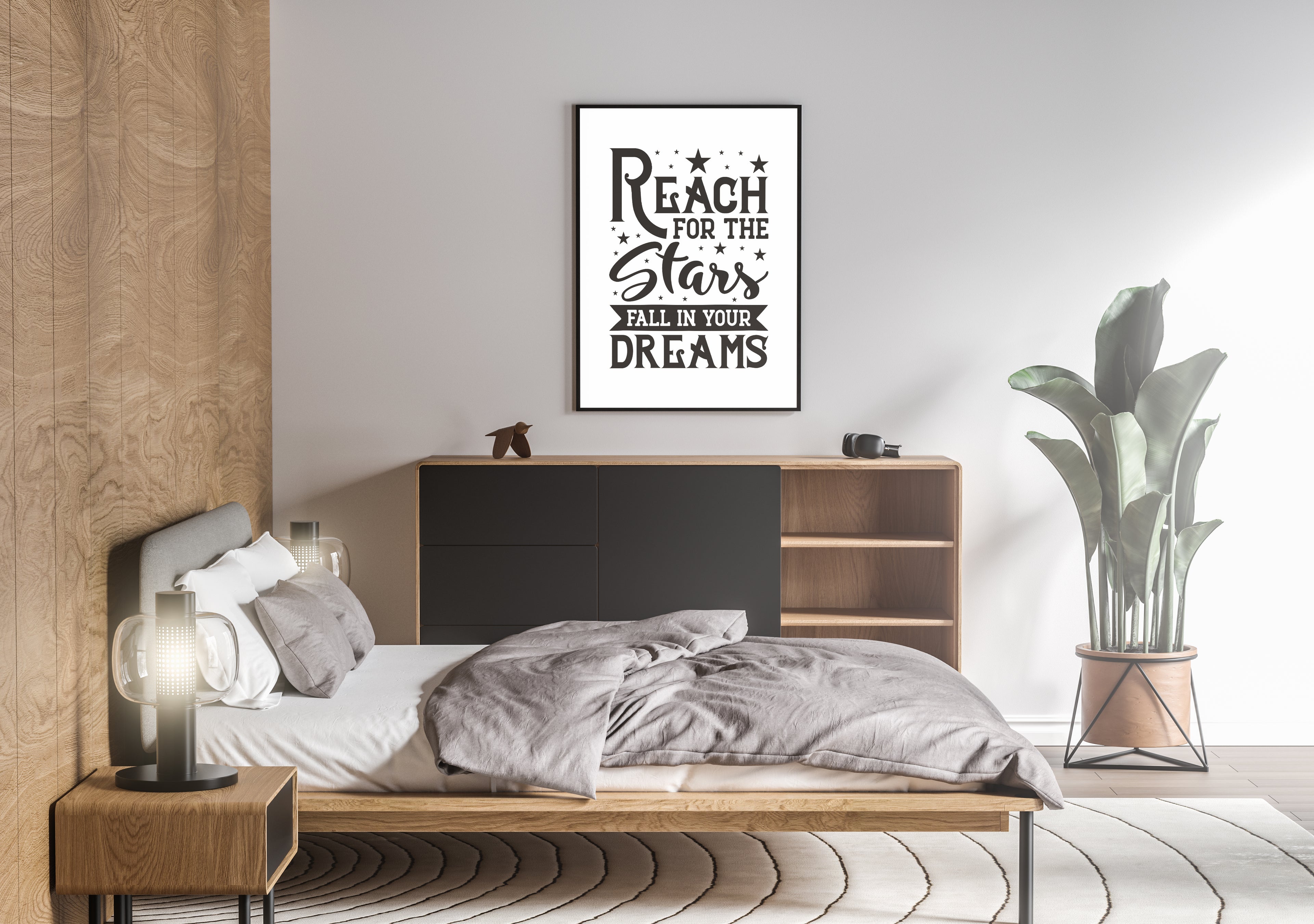 Reach For The Stars Fall In Your Dreams Print