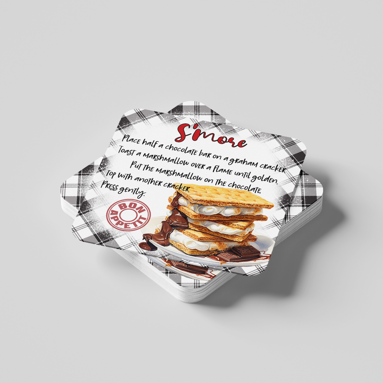 S'more Recipe Coaster