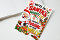 You're On Santa's Naughty List For Tugging Your Willy Christmas Card