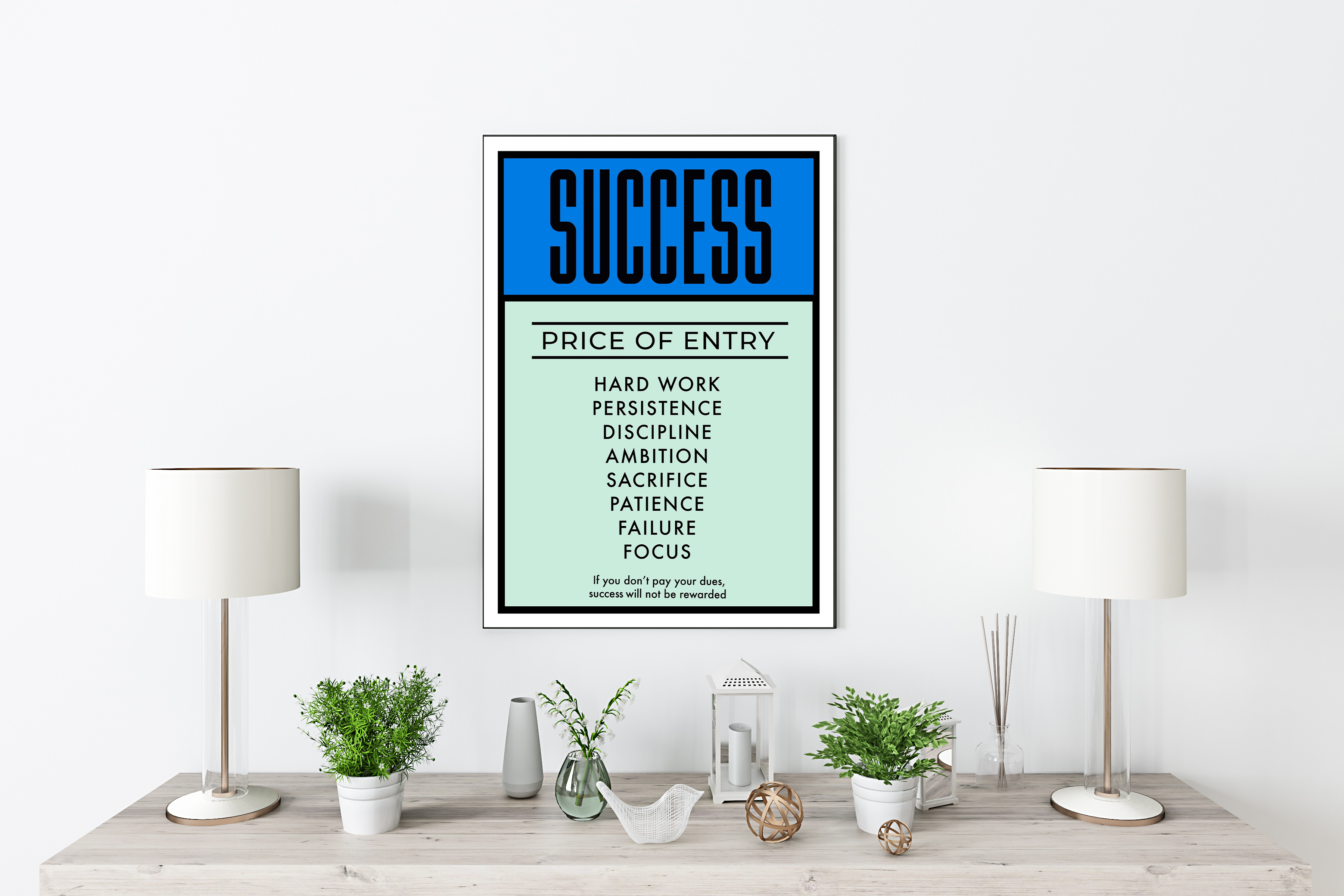 Success Monopoly Print