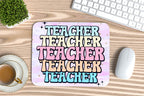 Teacher Mousemats Mouse Mat front view - printed product by Perrys Prints