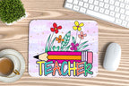 Teacher Mousemats Mouse Mat back view - printed product by Perrys Prints