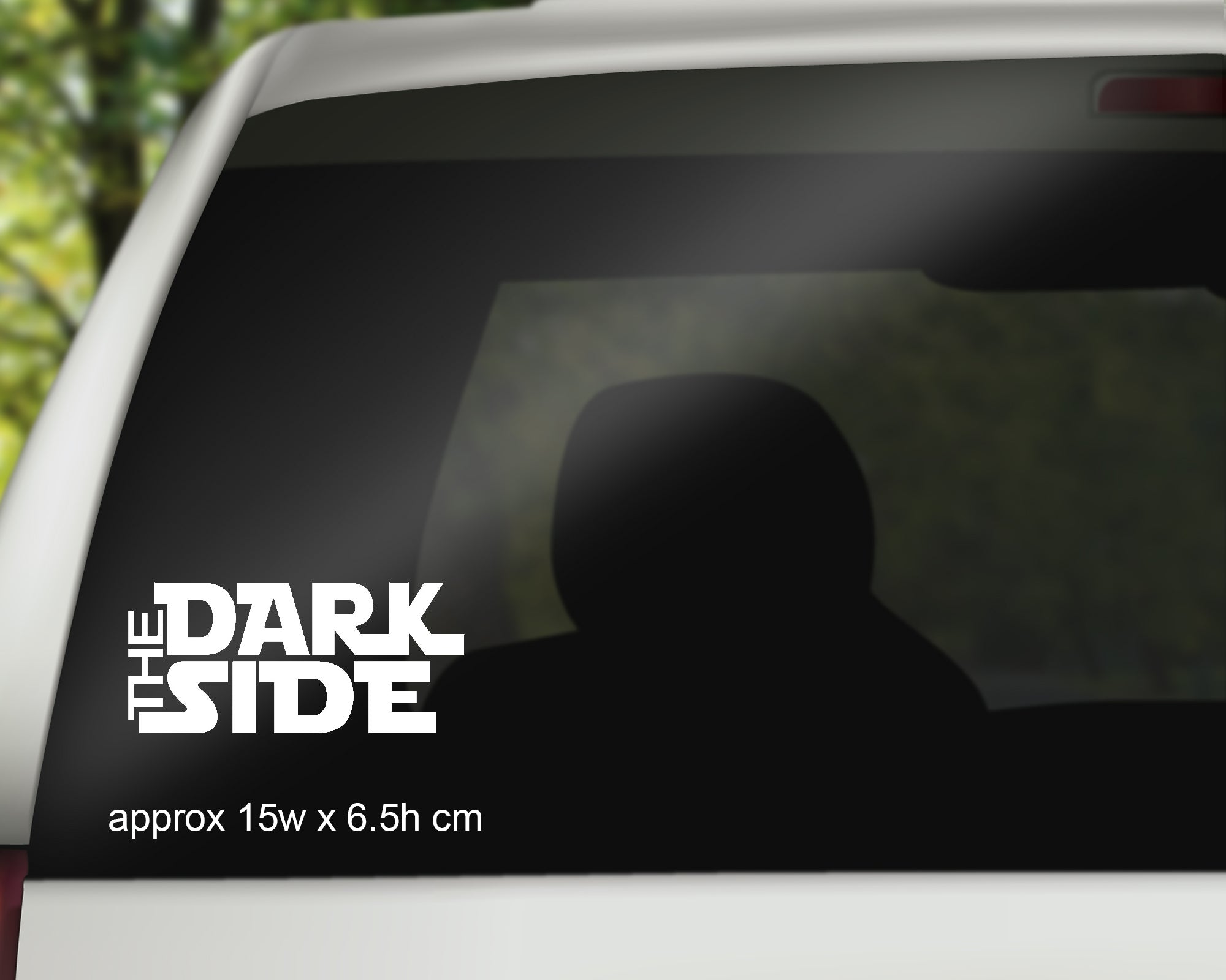 The Dark Side x2 Car Vinyl Decals
