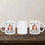 This Is Mum Mum Likes To Swear I Mean A Fucking Lot Mug back view - white ceramic printed mug by Perrys Prints