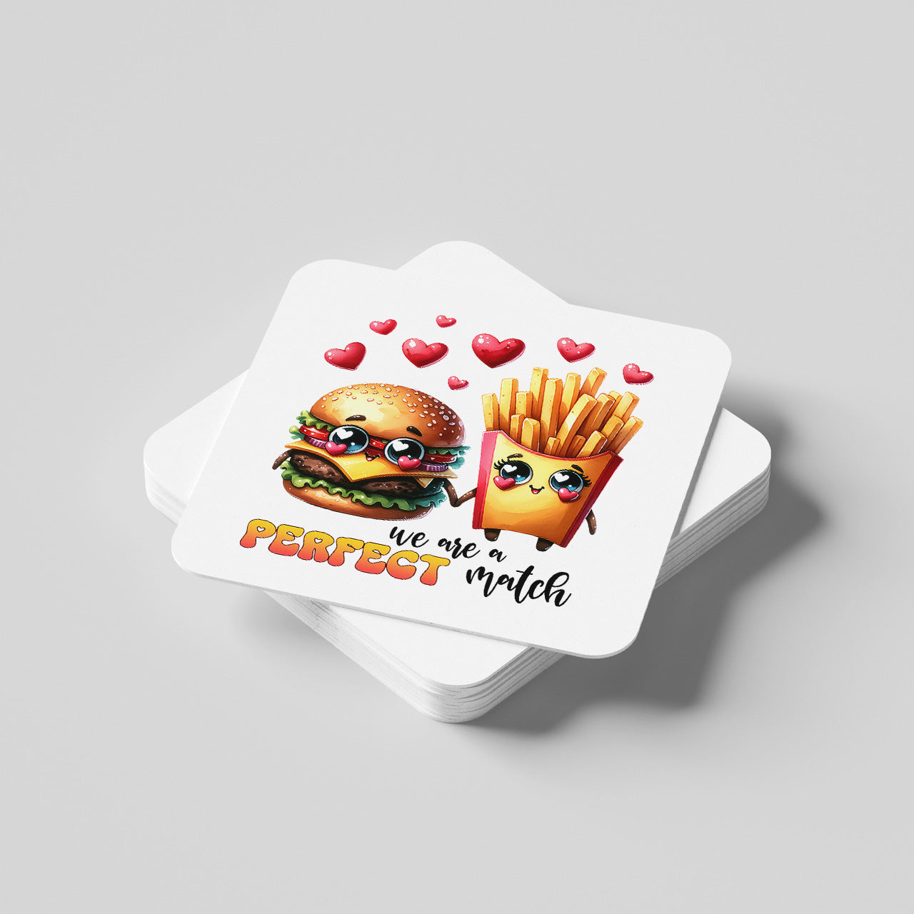 Funny Food Puns Coasters