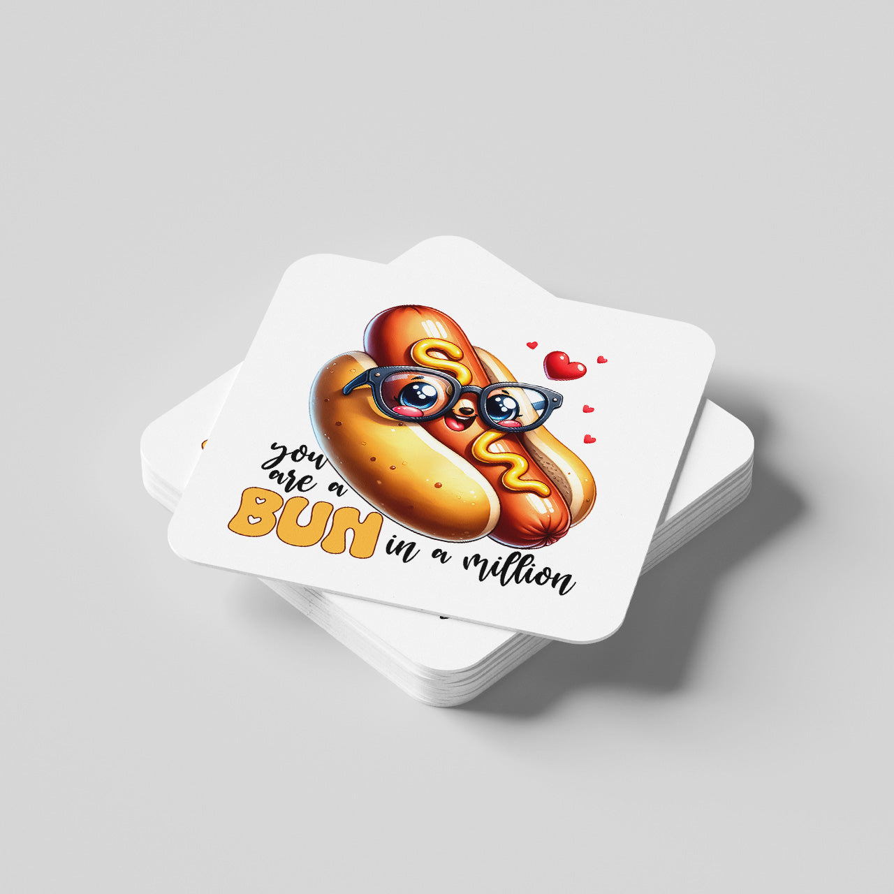 Funny Food Puns Coasters