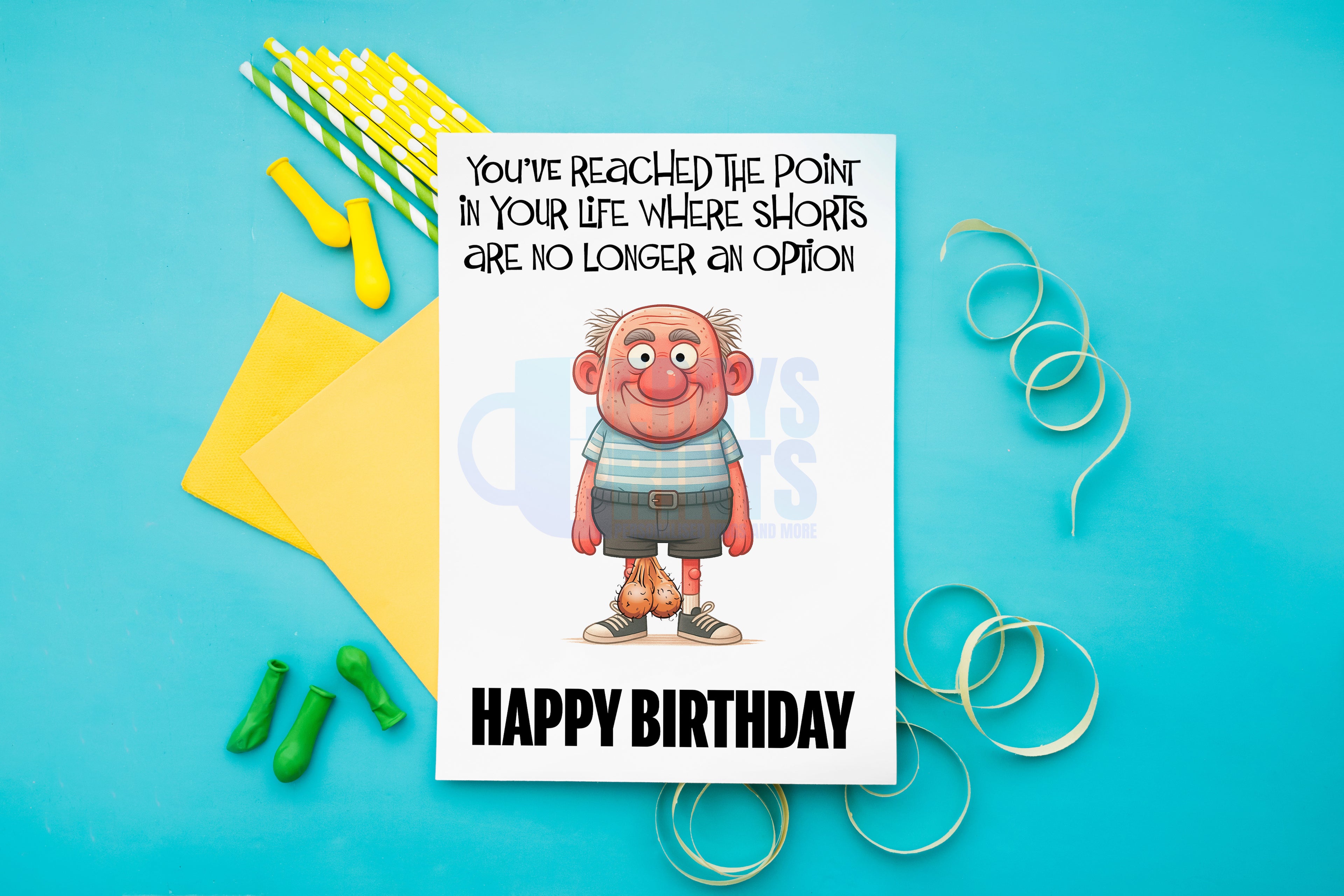 You've Reached The Point In Your Life Funny Rude Personalised Birthday Card