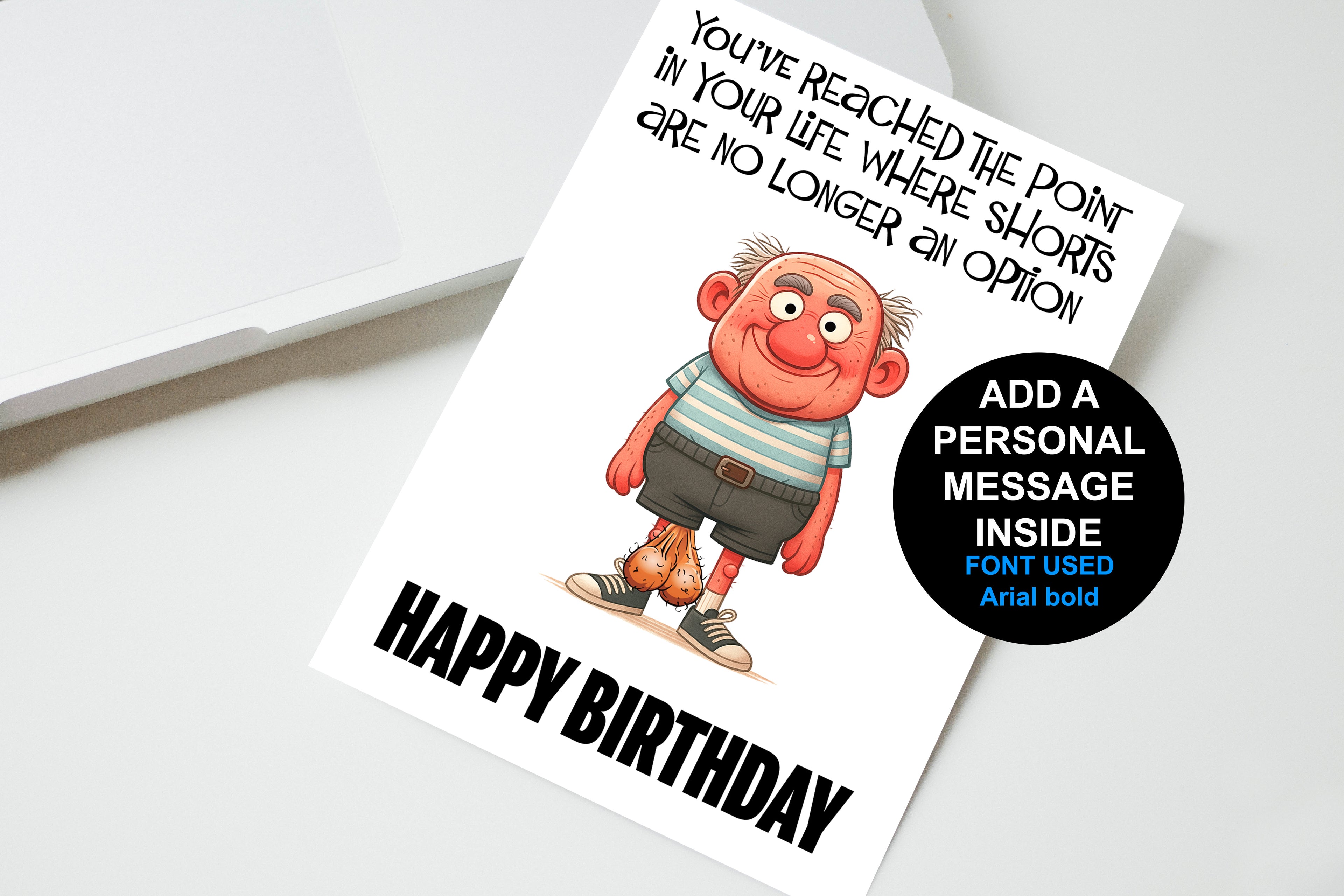 You've Reached The Point In Your Life Funny Rude Personalised Birthday Card